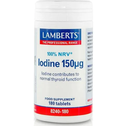 Lamberts YODO 150µg 180 Tabs – imagen 4