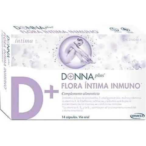 Donnaplus Flora Íntima Inmuno 14 Cápsulas – imagen 2