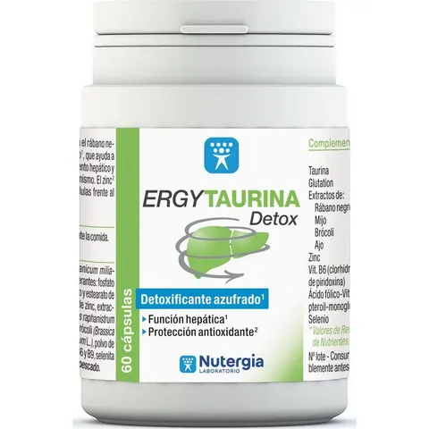 Nutergia ergytaurina detox 60cap. – imagen 3