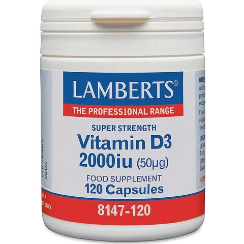 Lamberts Vit D3 2.000 Ui 120 caps – imagen 3