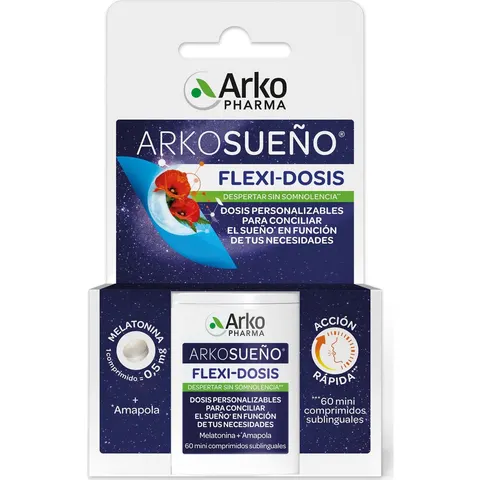 Arkopharma arkosueño flexi-dosis 60 comp sub – imagen 2