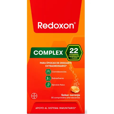 Redoxon Complex Vitamina C, E, Zinc 30 Comprimidos Efervescentes – imagen 2