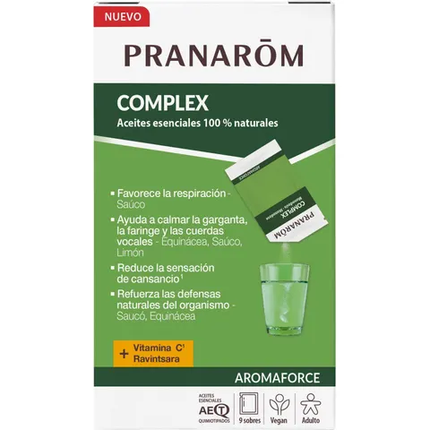 Pranarom Aromaforce Complex Vitamina C Ravintsara 9 Sobres – imagen 2