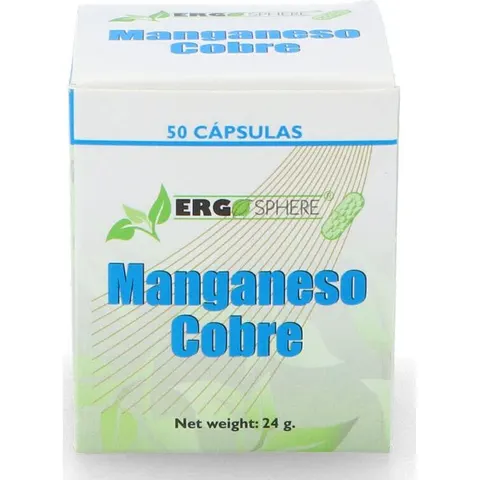Ergonat Manganeso - Cobre Ergosphere 50Cap. – imagen 4