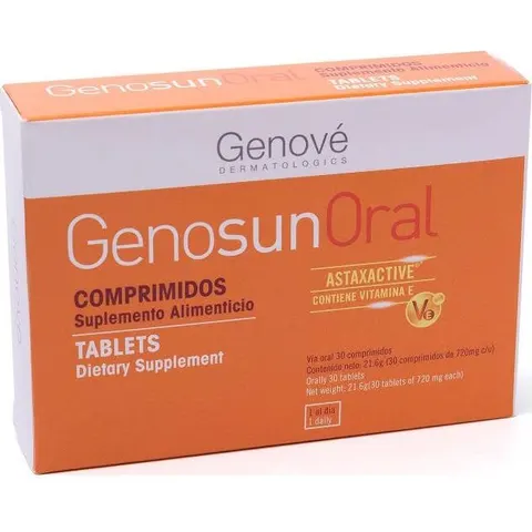 Genosun Oral 30 comprimidos – imagen 3