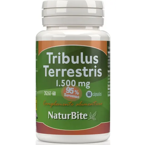 NaturBite Tribulus Terrestris 60 Cápsulas – imagen 4