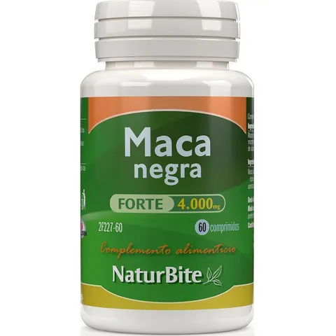 Naturbite Maca Negra Forte 4000 mg 60 comp – imagen 3