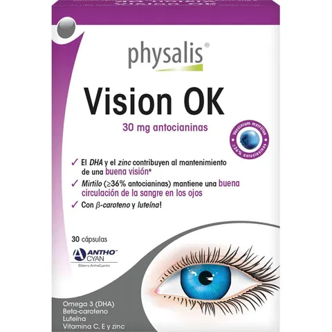 PHYSALIS Visión Ok 30 caps – imagen 2