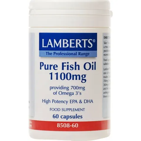 Lamberts aceite pescado puro 60 caps – imagen 2