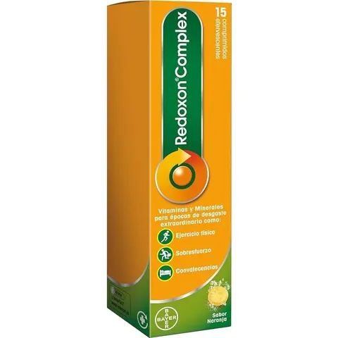Redoxon Complex Vitamina C, E, Zinc 15 Comprimidos Efervescente – imagen 2
