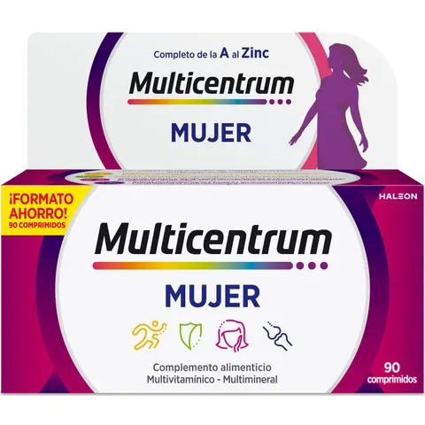 Multicentrum Mujer 90 Comprimidos – imagen 2