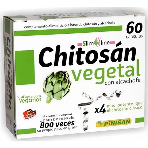 Pinisan siluplan chitosan vegetal 60cap. – imagen 3