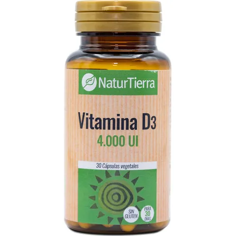 NaturTierra Vitamina D3 30caps – imagen 2
