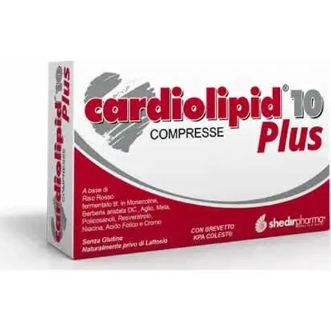 SHEDIR PHARMA Cardiolipid 10 Plus 30 comp – imagen 2