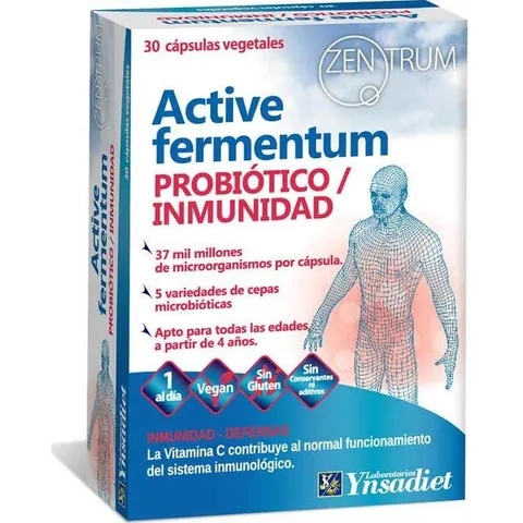 Ynsadiet Zentrum Active Fermentum 30 Caps – imagen 5