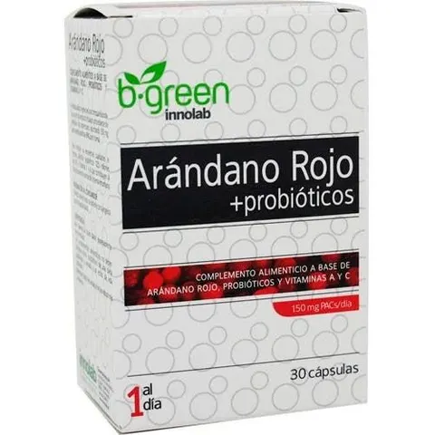 B-GREEN arándano rojo + probióticos 30cáps – imagen 4