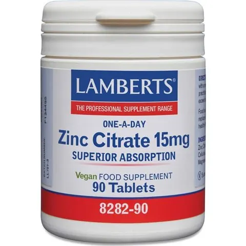 Lamberts ZINC 15mg 90 Tabs – imagen 4