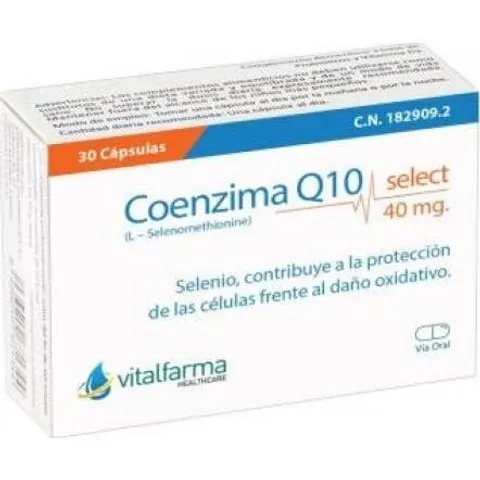 Vitalfarma coenzima q10 complex 40mg. 30cap. – imagen 3