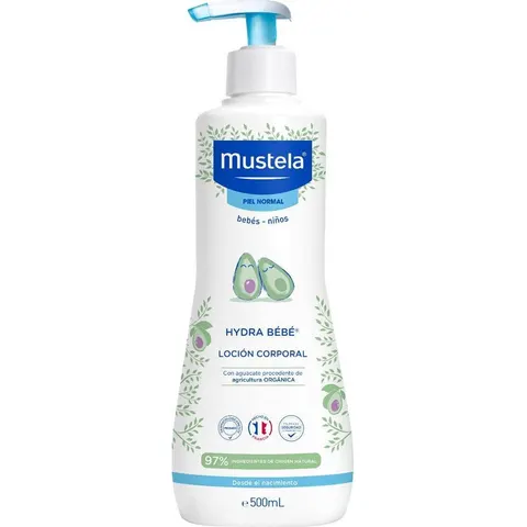 Mustela hydra leche corporal bebe-nio 500ml. – imagen 2