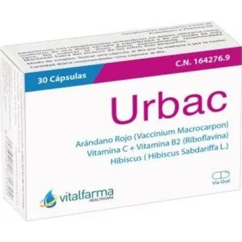 Vitalfarma Urbac 30caps – imagen 3