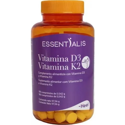Essentialis Vitamina D3 Vitamina K2 180 comp – imagen 2
