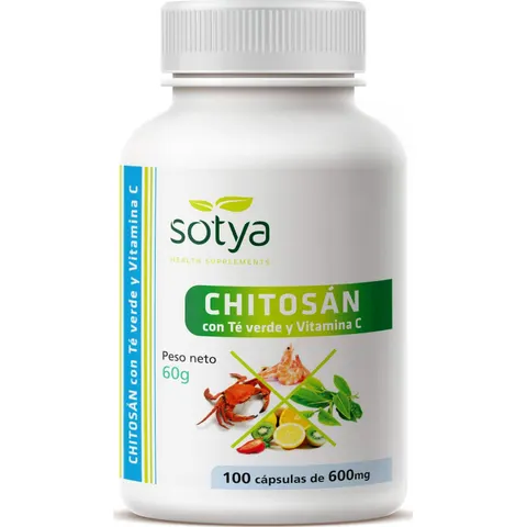 Sotya chitosan + te verde 100cap. – imagen 2