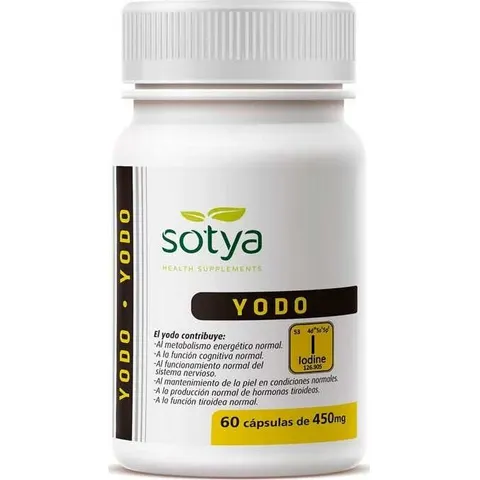 Sotya Yodo 450 mg 60 caps – imagen 3