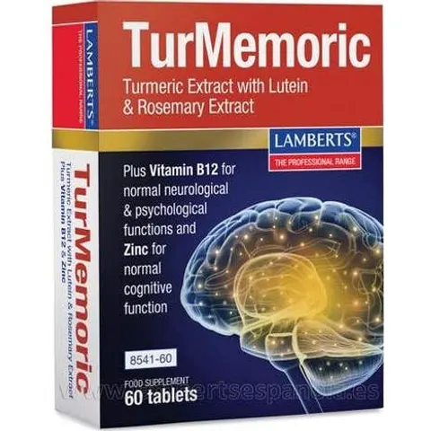Lamberts TURMEMORIC 60 Tabs – imagen 2