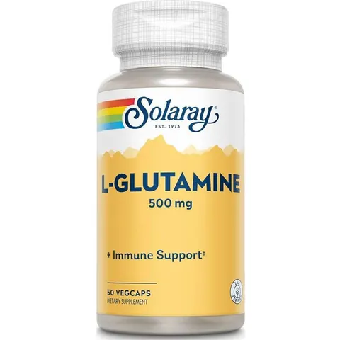 SOLARAY L-glutamine 500 mg 50 caps – imagen 2