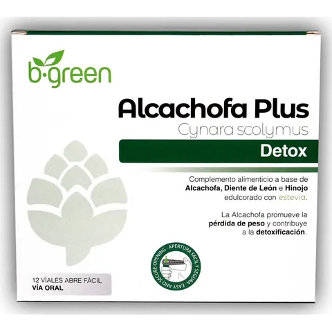 b.green Alcachofa Plus 12 Viales – imagen 4