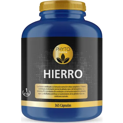 PHYTOFARMA Hierro 365 caps – imagen 2