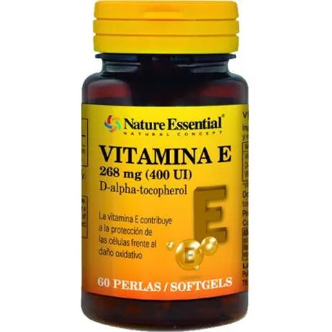 Nature Essential Vitamina E 400 ui 60 Perlas – imagen 5