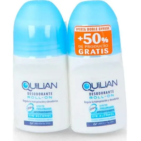 Quilian Desodorante Roll-On 2x75 ml – imagen 2