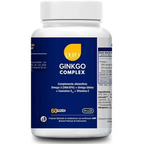 Puro Omega Ginkgo Complex 60 Perlas – imagen 2
