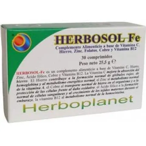 Herboplanet herbosol fe 30comp. – imagen 3