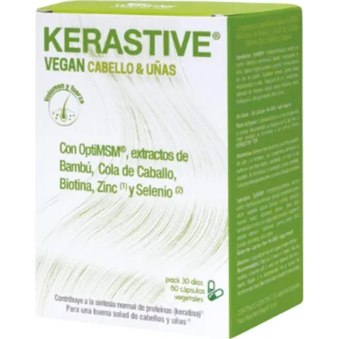 Vaminter Kerastive Cabello Uñas Vegetal 60 Capsulas – imagen 3