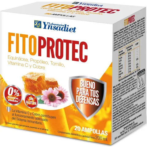 Ynsadiet Fitoprotec 20 Ampollas – imagen 4