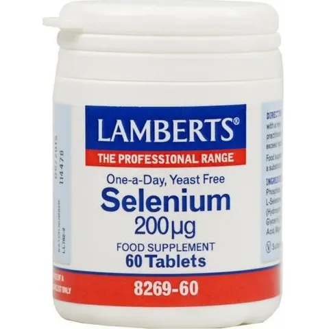Lamberts SELENIO 200µg 60 Tabs – imagen 2