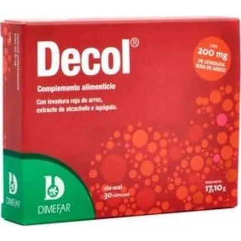 Dimefar Decol Colesterol 30 Caps – imagen 2