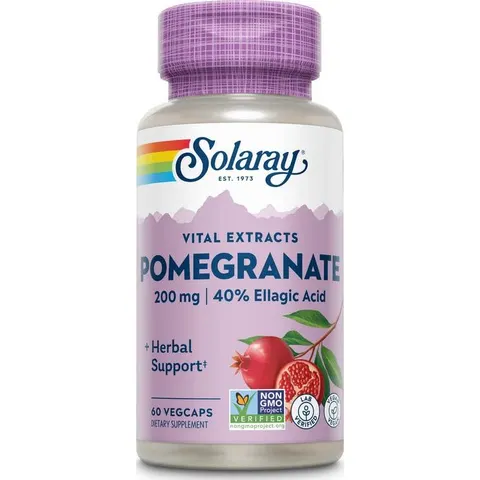Solaray Granada 200 mg 60 Cápsulas – imagen 5