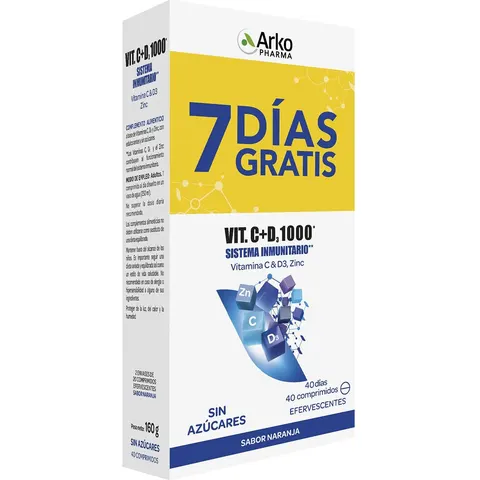 Arkopharma vitamina c+d3 2x20 40 un – imagen 2
