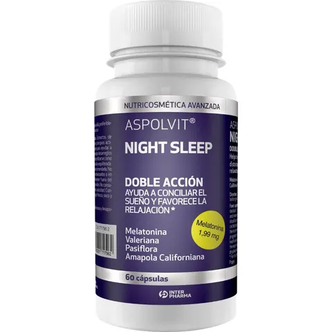 ASPOLVIT Night Sleep 60 caps – imagen 2
