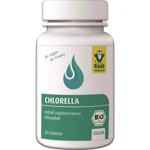 Raab Chlorella bio 400mg, 200 comprimidos – imagen 4
