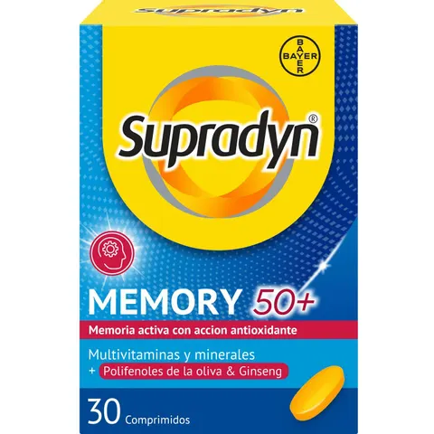 Supradyn memoria 50+ 30comp. – imagen 2