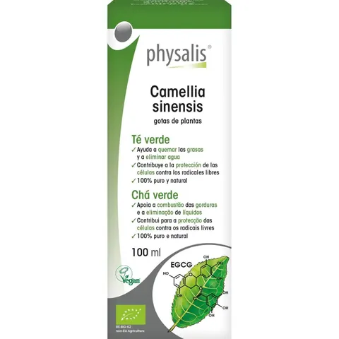 PHYSALIS Té Verde Extracto Hidroalcohólico Bio 100 ml – imagen 2