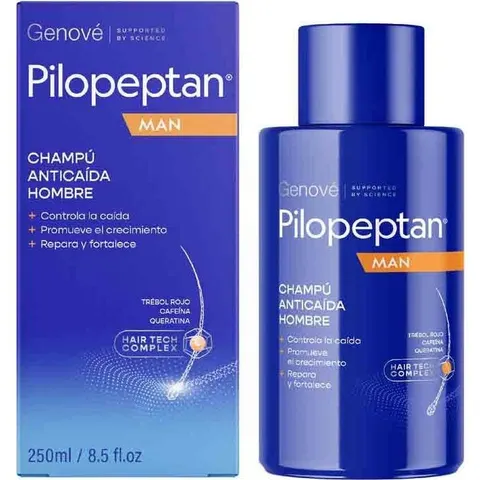 PILOPEPTAN Man Champú Anticada 250ml – imagen 2