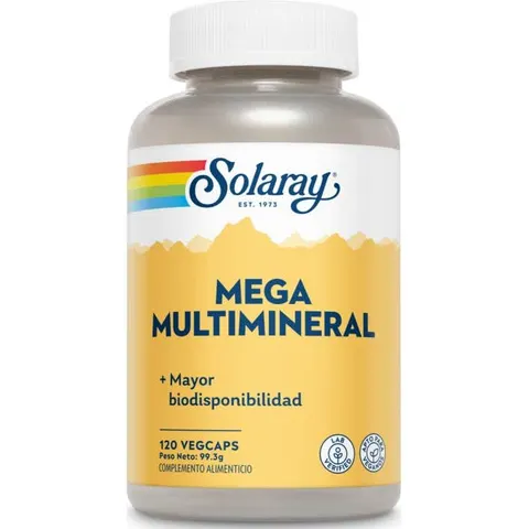 Solaray MEGA MULTI MINERAL 120 Cápsulas vegetales – imagen 5