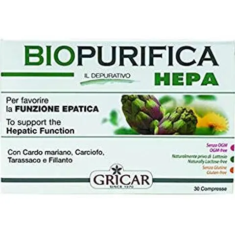 Gricar Biopurifica Hepa 30 comp – imagen 3