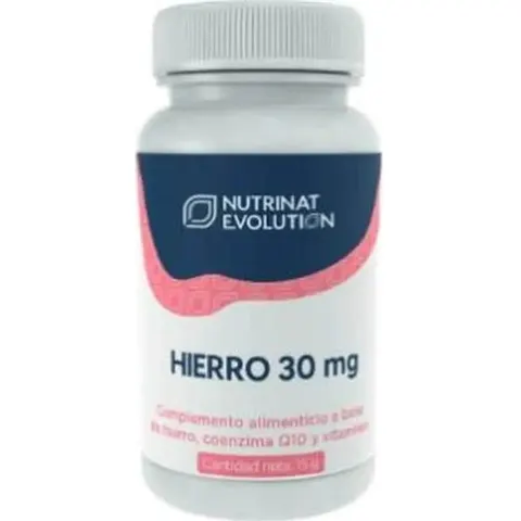 Nutrinat evolution hierro 30mg. 30cap. – imagen 4