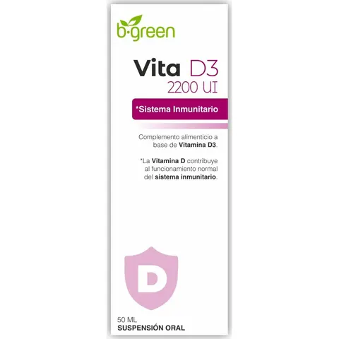 B-GREEN Vitamina D3 gotas 50 ml – imagen 3